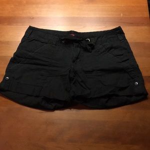 Black Cargo Shorts